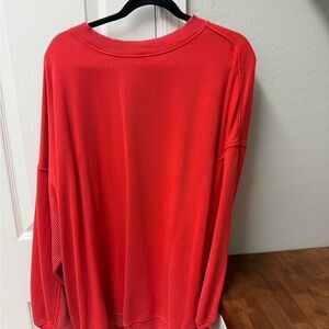 Aerie Vibrant Red Knit Sweater